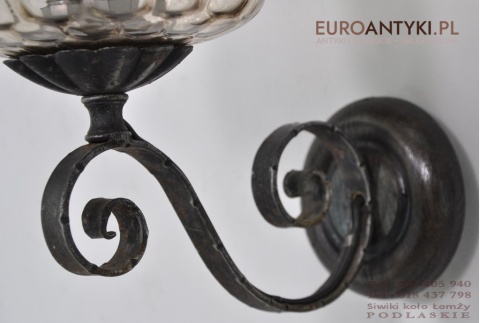 KUTY KINKIET LAMPKA NA SCIANE KUTY METAL