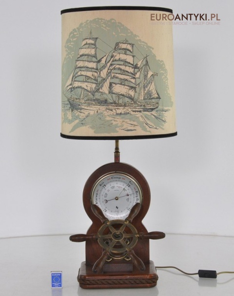 MARYNISTYKA stara LAMPA BAROMETR STER MARYNARSKA