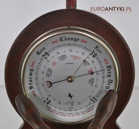 MARYNISTYKA stara LAMPA BAROMETR STER MARYNARSKA