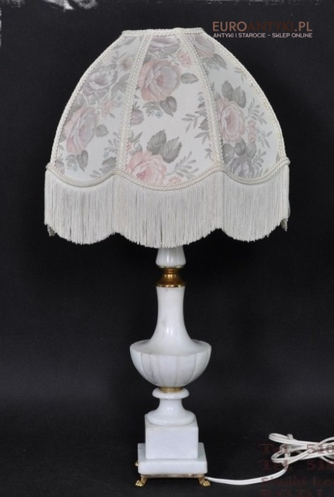 STARA BABCINA LAMPA LAMPKA MARMUROWA MARMUR