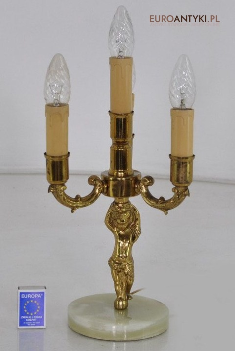 STARA BABCINA LAMPA LAMPKA MARMUROWA MARMUR