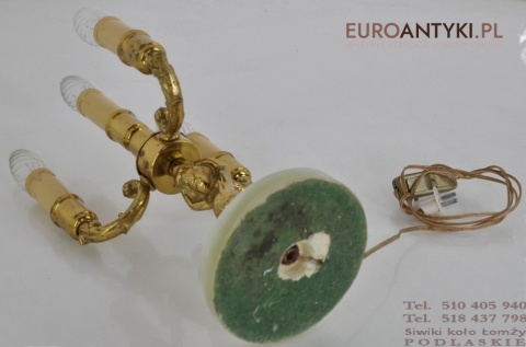 STARA BABCINA LAMPA LAMPKA MARMUROWA MARMUR