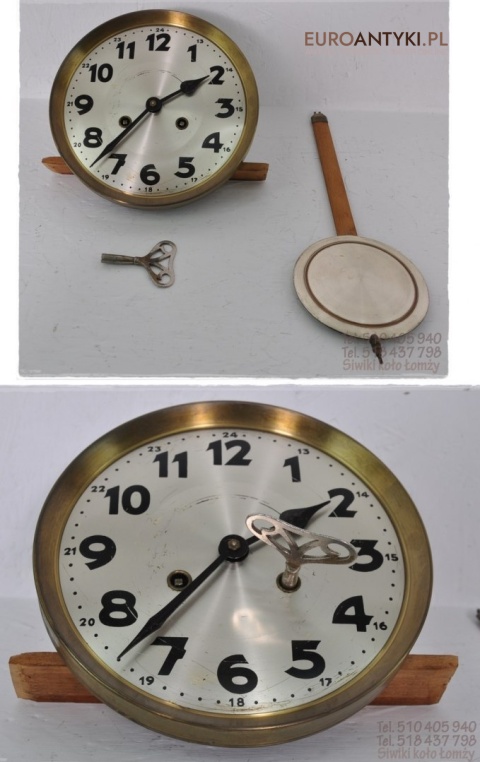 STARY DUZY ZEGAR Z LAT 1900 SECESJA ART DECO