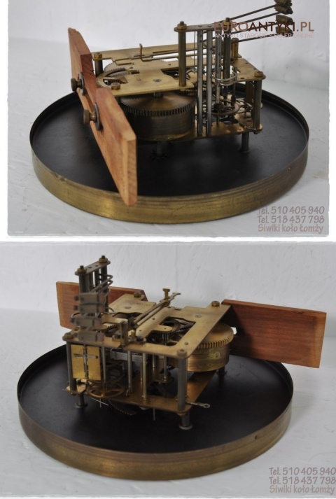 STARY DUZY ZEGAR Z LAT 1900 SECESJA ART DECO