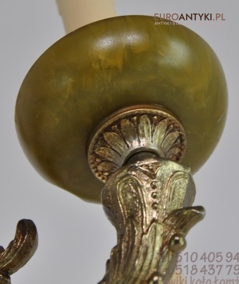 STARY DUZY ZYRANDOL DO SALONU ONYKS ONYX ANTYK XXL