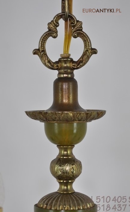 STARY DUZY ZYRANDOL DO SALONU ONYKS ONYX ANTYK XXL