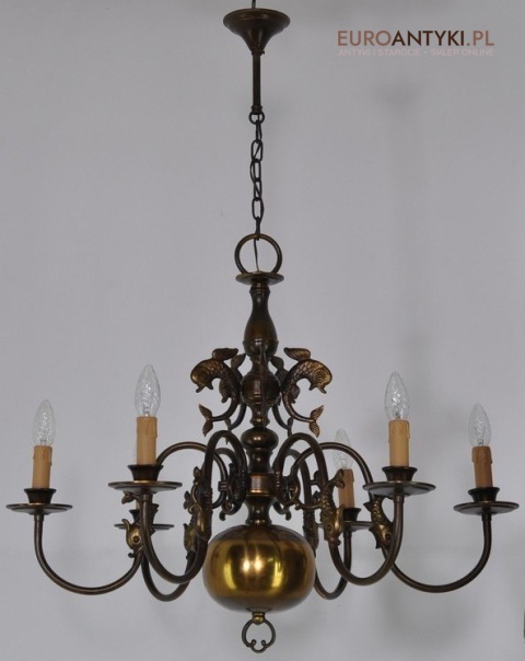 XXL DUZY POTEZNY STARY ZYRANDOL PAJAK DO SALONU XL