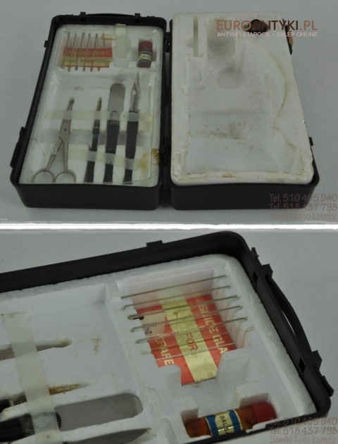 ANTYK STARY CZARNY MIKROSKOP VIKING OKAZ MUZEALNY