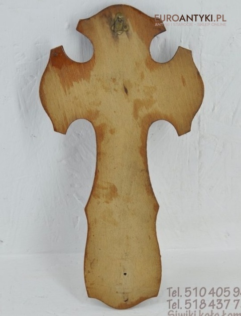 ANTYK STARY KRZYZYK KRZYZ WISZACY NA SCIANE JEZUS