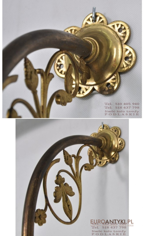 ART NOUVEAU SECESJA PALACOWE KINKIETY LAMPY DUZE