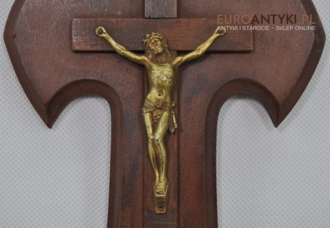 JEZUS CHRYSTUS NA KRZYZU NACZYNKO NA WODE SWIECONA