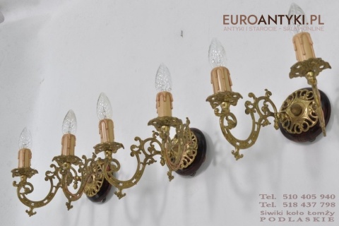 KINKIET KINKIETY ZLOTE LAMPKI ZLOTY KOLOR LAMP