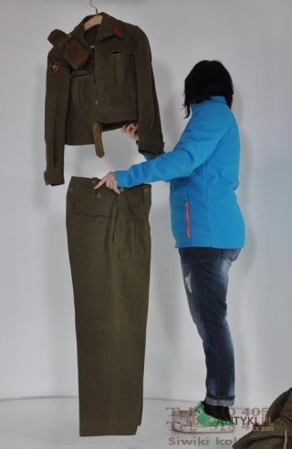 KOMPLETNY STARY MUNDUR BELGISJKI 1955 ROK UNIFORM