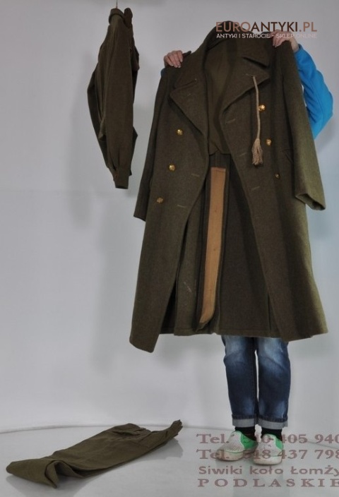 KOMPLETNY STARY MUNDUR BELGISJKI 1955 ROK UNIFORM