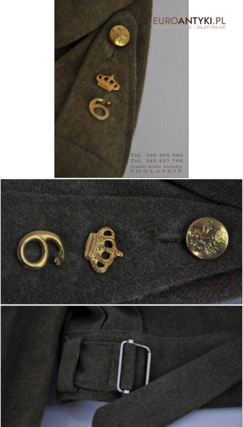 KOMPLETNY STARY MUNDUR BELGISJKI 1955 ROK UNIFORM