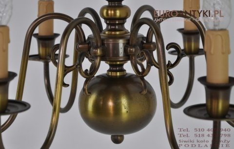 LAMPA PAJAK STARY ZYRANDOL LAMPA SUFITOWA BRAZOWA