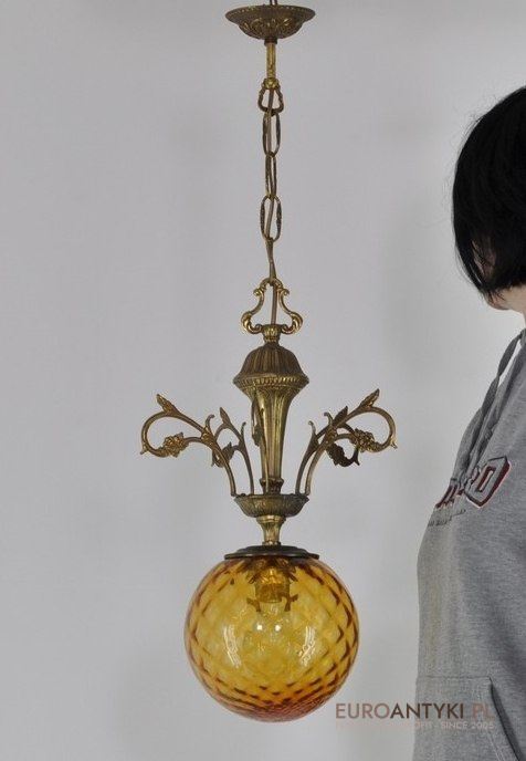 LAMPKA LAMPA KULA SECESJA ART NOUVEAU JUGENDSTIL