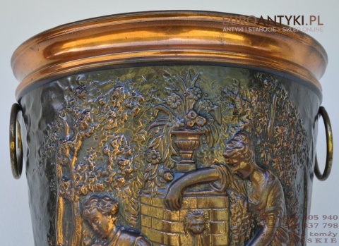 NACZYNIE POJEMNIK STARY SMIETNIK BANIAK KOSZ ANTYK