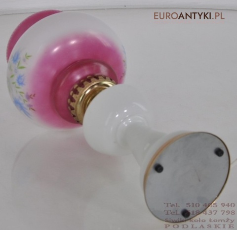 STARA BABCINA SZKLANA LAMPKA LAMPA VINTAGE SZKLO