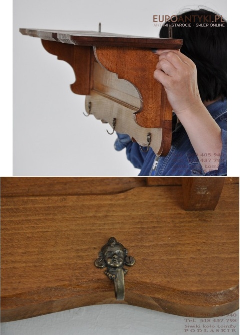 STARA GARDEROBA WIESZAKI HAKI KLASYCZNY WIESZAK