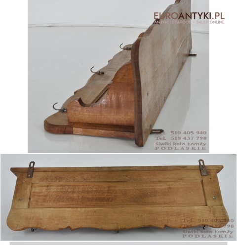 STARA GARDEROBA WIESZAKI HAKI KLASYCZNY WIESZAK