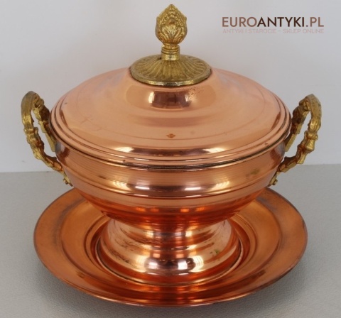 STARA MIEDZIANA WAZA NACZYNIE Z MIEDZI ANTYK