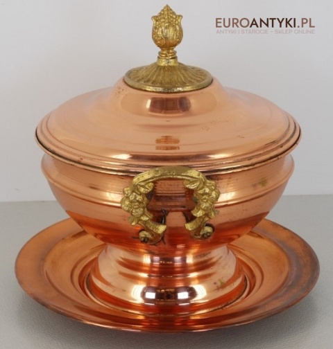 STARA MIEDZIANA WAZA NACZYNIE Z MIEDZI ANTYK