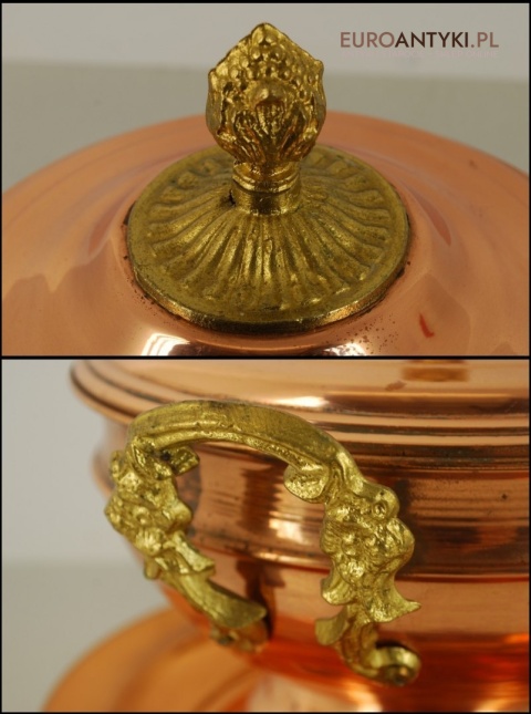 STARA MIEDZIANA WAZA NACZYNIE Z MIEDZI ANTYK