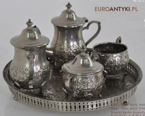 STARY ARABSKI ZESTAW DO PARZENIA KAWY HERBATY