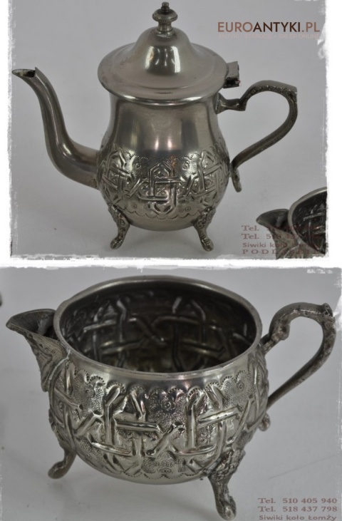 STARY ARABSKI ZESTAW DO PARZENIA KAWY HERBATY