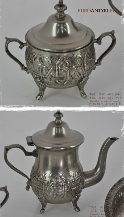 STARY ARABSKI ZESTAW DO PARZENIA KAWY HERBATY