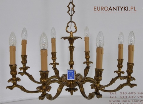 XL DUZY STARY ZYRANDOL ANTYK BAROK ROKOKO MOSIADZ