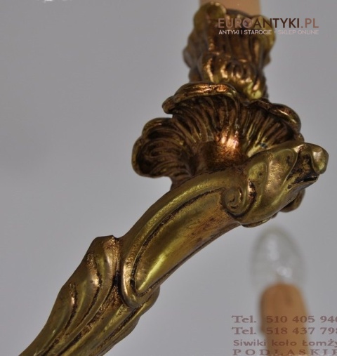 XL DUZY STARY ZYRANDOL ANTYK BAROK ROKOKO MOSIADZ