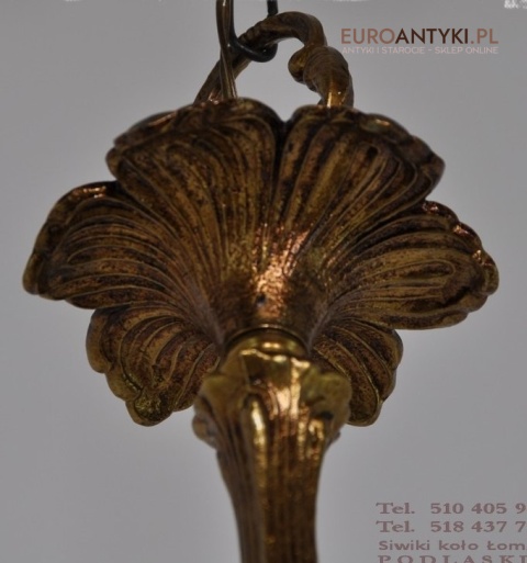 XL DUZY STARY ZYRANDOL ANTYK BAROK ROKOKO MOSIADZ