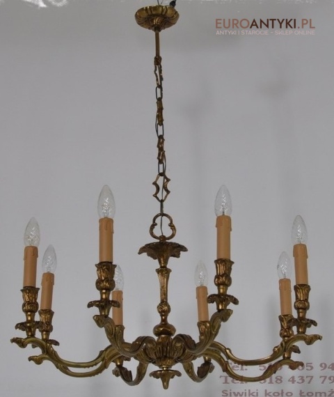 XL DUZY STARY ZYRANDOL ANTYK BAROK ROKOKO MOSIADZ