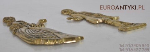 ANTYK MOSIEZNE SECESYJNE SZYLDY DO WC TOALETY XL