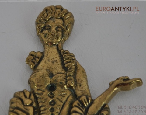 ANTYK MOSIEZNE SECESYJNE SZYLDY DO WC TOALETY XL