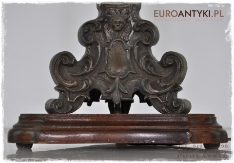ANTYK STARA SREBRNA LAMPA PODLOGOWA EMPIRE EMPIR