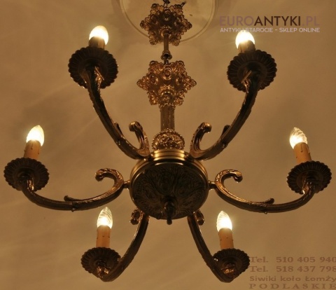 DUZY KLASYCZNY ZYRANDOL EMPIRE EMPIR DO SALONU XL