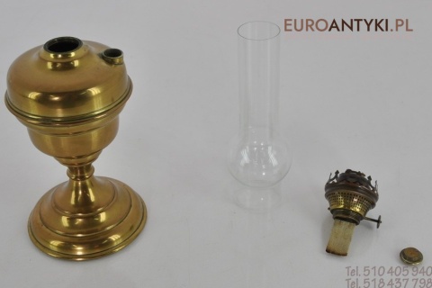 SECESYJNA LAMPKA LAMPA NAFTOWA L&B BREVETE XL