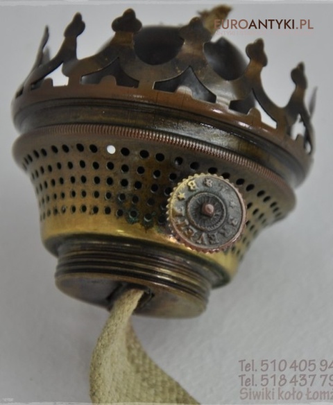 SECESYJNA LAMPKA LAMPA NAFTOWA L&B BREVETE XL