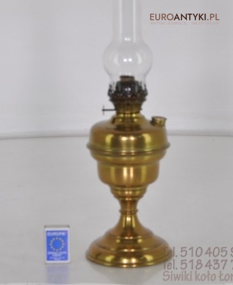 SECESYJNA LAMPKA LAMPA NAFTOWA L&B BREVETE XL