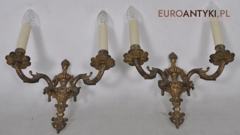 STARE KINKIETY LAMPKI LAMPY NA SCIANE STARE ZLOTO