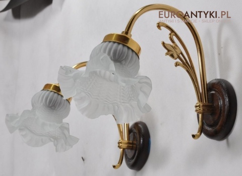 STARE KINKIETY LAMPY LAMPKI NA SCIANE ZLOTY KOLOR
