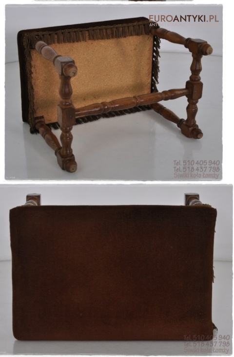 STARE SIEDZISKO KRZESELKO PUFA STOLECZEK STOLEK