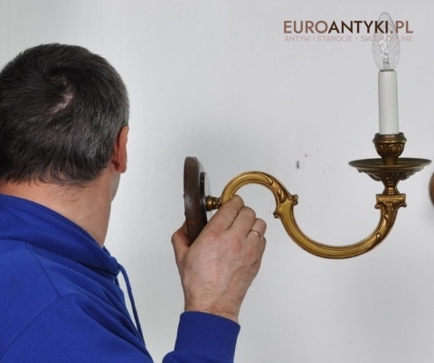 STARE ZLOTE KINKIETY LAMPKI LAMPY RUSTIC EMPIRE XL