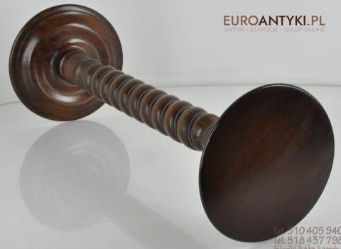 STARY DREWNIANY KWIETNIK STOJAK KOLUMNA DREWNIANA