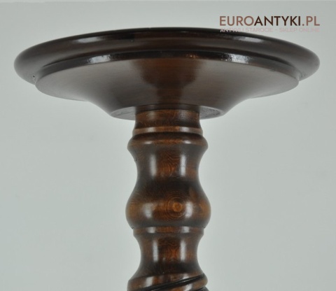 STARY DREWNIANY KWIETNIK STOJAK KOLUMNA DREWNIANA