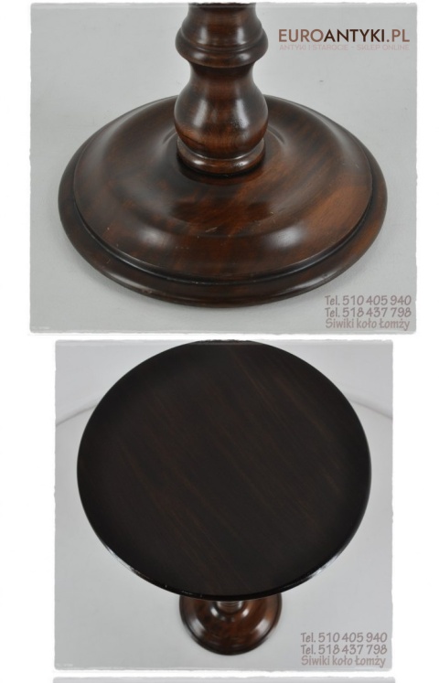 STARY DREWNIANY KWIETNIK STOJAK KOLUMNA DREWNIANA