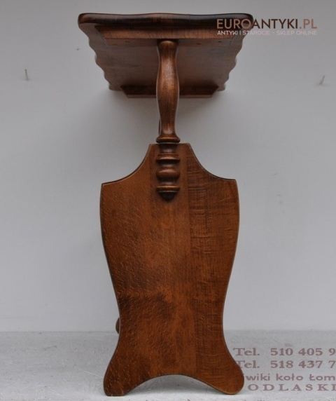 STARY GAZETNIK STOJAK NA GAZETY GAZECIAK DREWNIANY